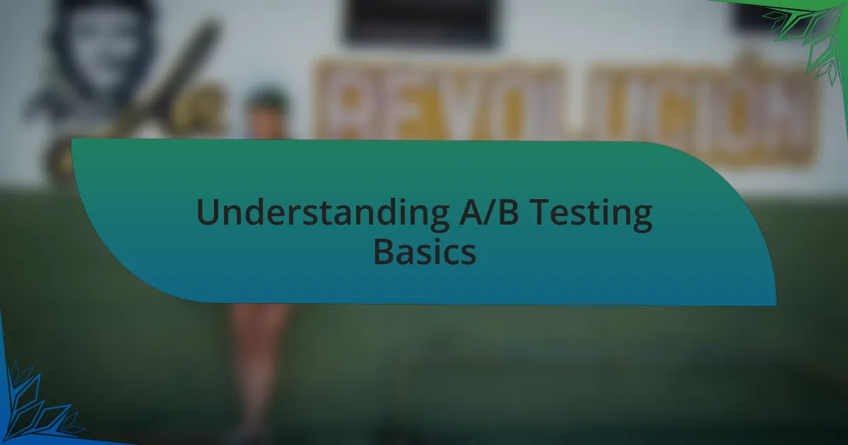 Understanding A/B Testing Basics